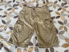 Duck & Dodge Kids 10 Years Old Cargo Shorts Waist 24-26 in Beige Good Condition