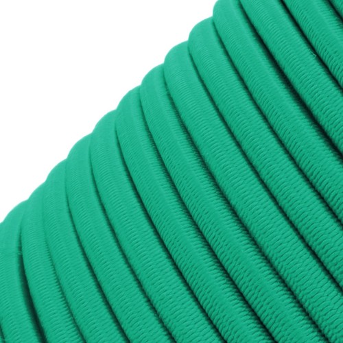 Green round elastic - green,