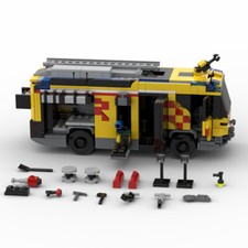 ZITIANYOUBUILD Ultra-modern Hybrid Fire-fighting Vehicle Fire Truck 916 Bricks