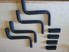 4 x b&q WALLTECH Dock and Lock "Short Hooks" for toolboxes, ladders and bicycles