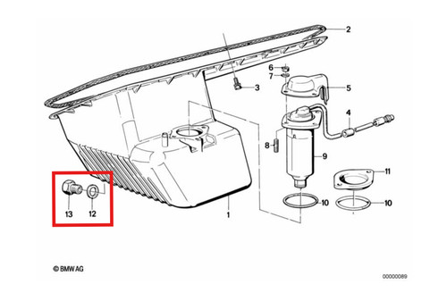Bmw engine oil drain plug - bmw, and