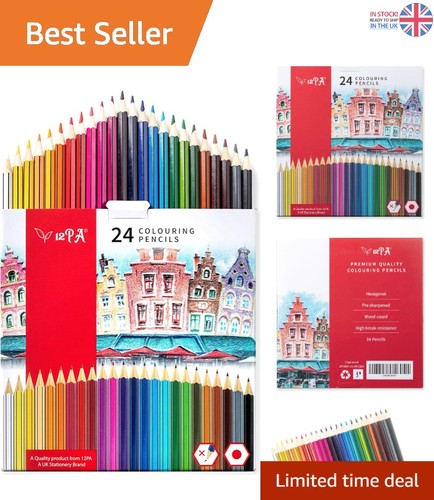 Oil based colored pencils - 24,