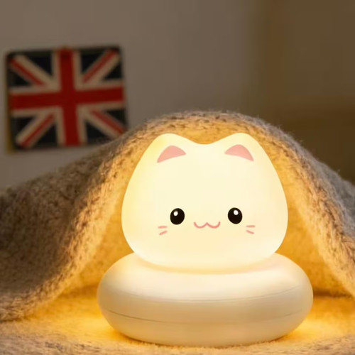 Cat night light kids cute - cat,