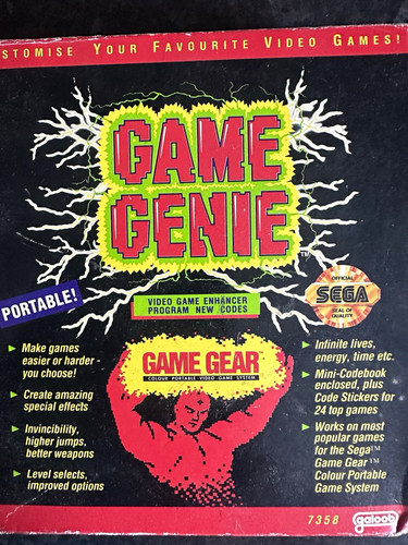 Galoob game genie black video - genie,