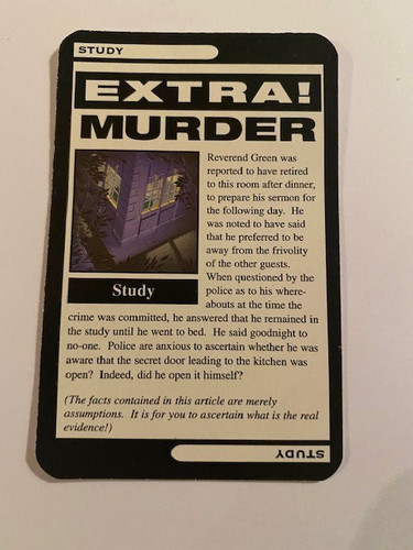 Cluedo 1996 spare - 1996, spare/replacement