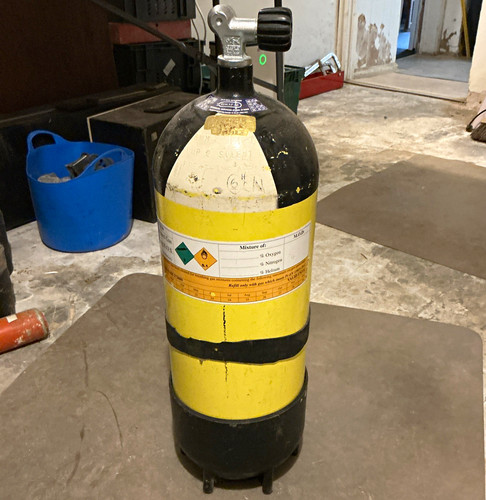 Faber steel scuba cylinder - scuba,