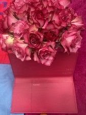 Smythson Passport Holder & ticket wallet. Leather Fuscia Pink Rare Mint Conditio