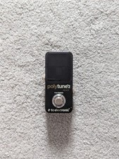 TC Electronic Polytune 2 Noir Polyphonic Guitar Tuner Pedal