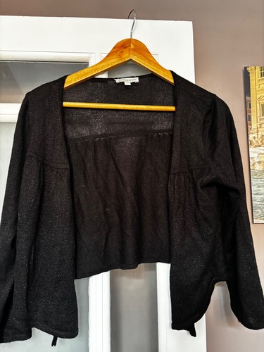 Monsoon black glitter bolero - monsoon,