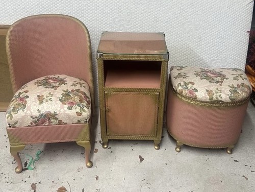Vintage lloyd loom - vintage, rattan