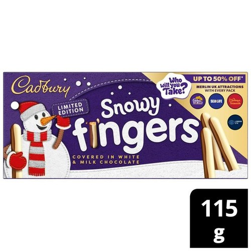 Cadbury snowy fingers - cadbury,