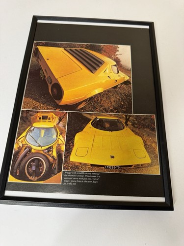 Framed original 1975 lancia - framed,