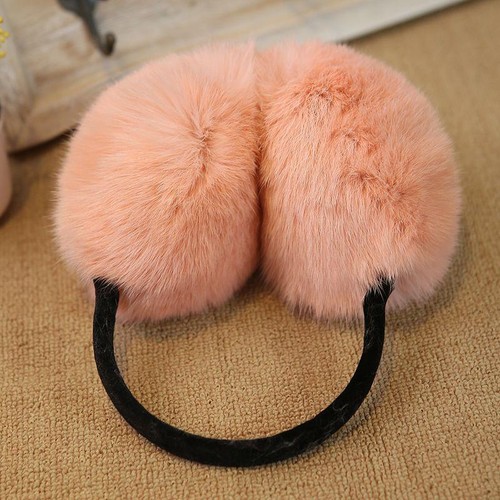 Ladies fluffy ear muffs faux - ladies,