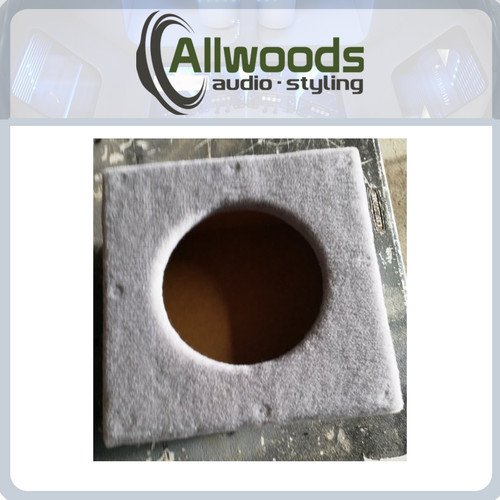 Sub box underseat vw t5 - 8", t5.1