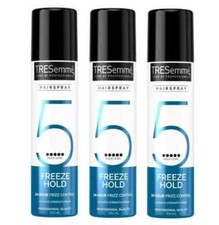 3 x TRESemme 24-hour Freeze Hold Hairspray 100ml,  hold level 5, Travel Size