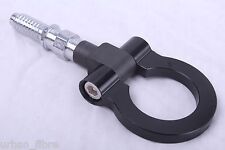 18mm Tow Hook Ring JDM Black Aluminium Alloy Strap Ring Front Rear Racing Turbo