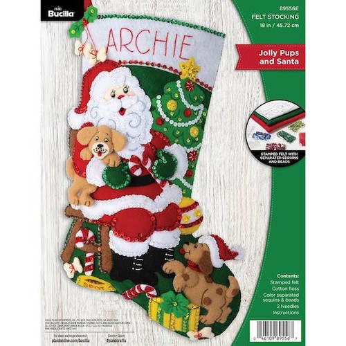 Bucilla felt christmas - bucilla, 18"