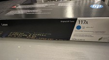1 x Genuine HP Laser 117A W2071A Cyan Toner Ink New sealed