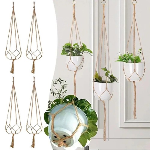 Macrame plant hanger - plant,