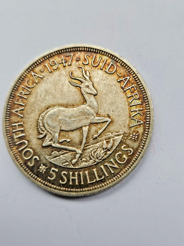 South african 1947 silver - silver, 5