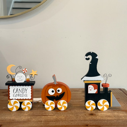Halloween candy express wood - halloween,