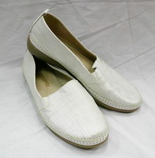 Remonte Metallic Silver  Leather Flat Ladies Shoe  UK 5  (KST)