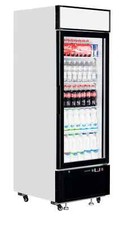 NEW UPRIGHT GLASS DOOR BOTTLE COOLER FRIDGE DRINKS CHILLER TEFCOLD RRP £2280