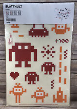 Ikea Slatthult Ladyleia  Decor Atari Wall Stickers Sealed New