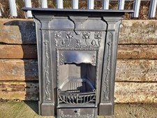 CAST IRON FIREPLACE  FIRE