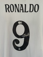 Ronaldo Nazario R9 Signed Real