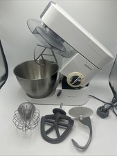 KENWOOD Chef Premier KMC510 1000W Stand Mixer stainless steel Bowl Attachments. 
