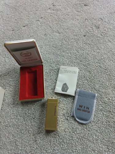 Vintage win gas lighter - vintage,