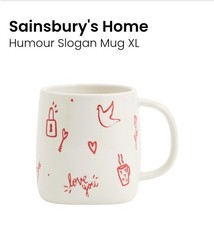 Sainsbury's Home Humour Slogan Mug XL