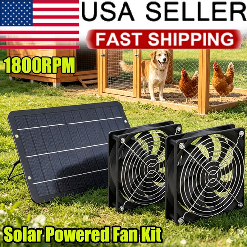 Solar powered dual exhaust - powered,