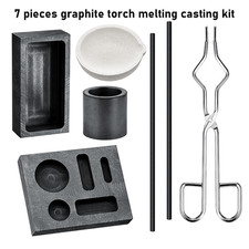 7pcs Graphite Ingot Crucible