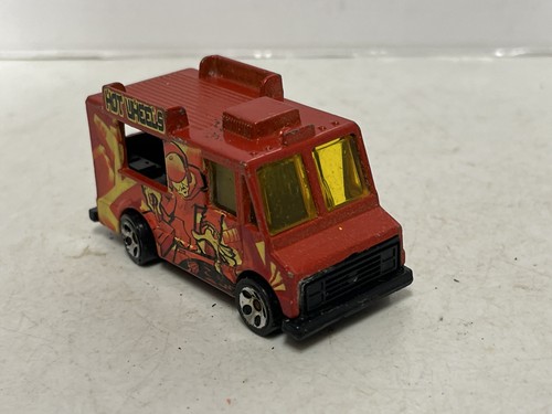 Hot wheels food truck - food, red