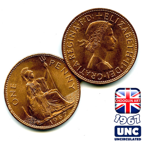 British 1967 - (brilliant, unc)