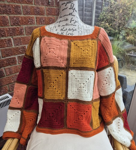 Handmade crochet patchwork - crochet,