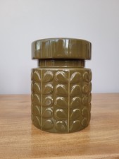 Orla Kiely **Ultra Rare One Off** Raised Stem Olive Green Vase