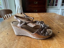 GABOR LEATHER SANDALS UK 7.5 G