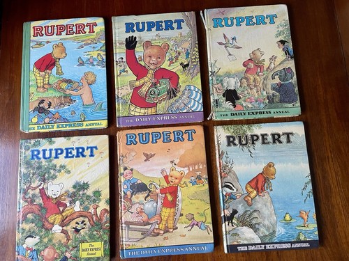 Rupert bear annuals - bear,