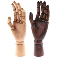 Articulated hand - wooden