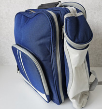 Greenfield Collection Super Deluxe Picnic Backpack Hamper - Navy - No forks