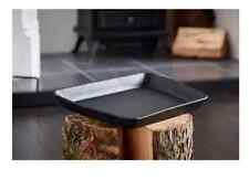 11" Black Metal Ashpan Fireside Fireplace Ash Pan Coal Fire Grate Carrier Tray