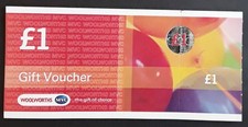 WOOLWORTHS £1 GIFT VOUCHER