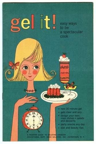 Vintage 1963 knox gelatine gel - 1963,