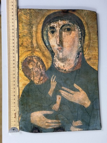 Vintage religious icon plaque - vintage,