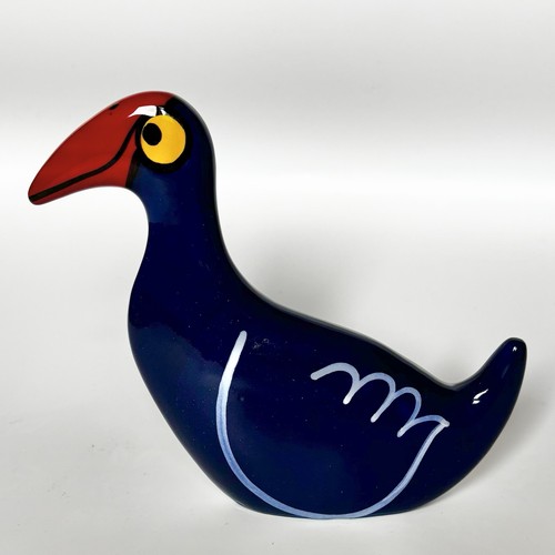 Ceramic pukeko bird - pukeko,