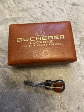 Bucherer Lucerne Guitar Brooch Hallmarked Vintage Item