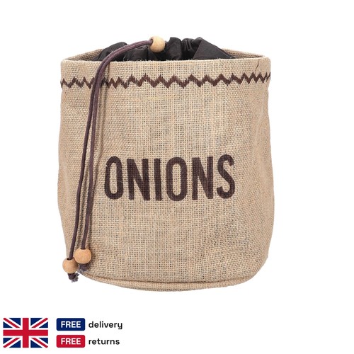 Onion bag hessian blackout - onion,